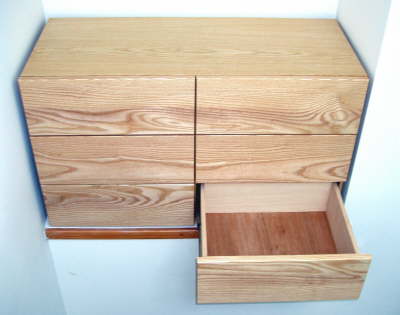 Ash drawers open