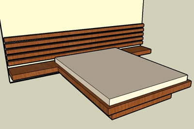 Bed perspective